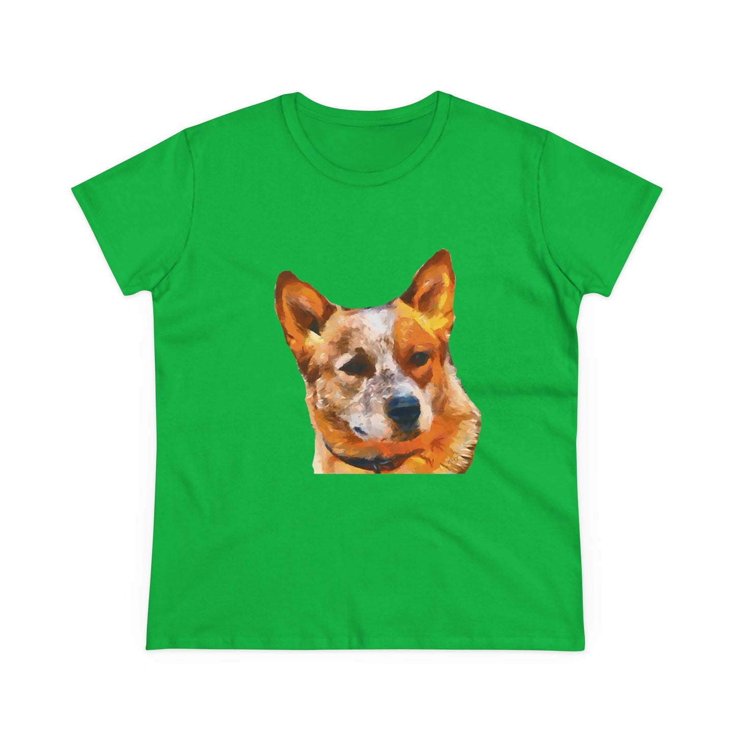 Red Heeler - Australian Cattle Dog Women's Midweight Cotton Tee