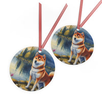 Shiba Inu Metal Ornaments