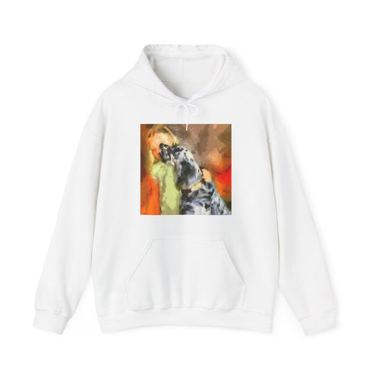 English Setter & Child Unisex 50/50 Hoodie