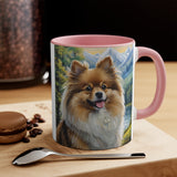 German Spitz 11oz Ceramic Accent Mug