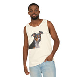 Teddy Roosevelt Terrier Unisex Relaxed Fit Garment-Dyed Tank Top