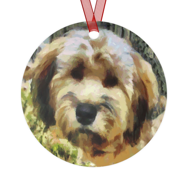 Wheaten Terrier Metal Ornaments