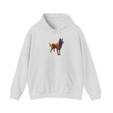 Belgian Tervuren Unisex 50/50  Hooded Sweatshirt