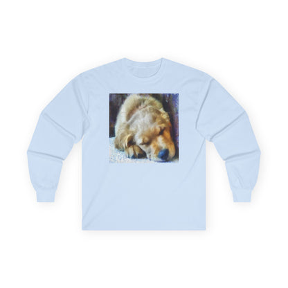 Golden Retriever Zuko Unisex Cotton Long Sleeve Tee