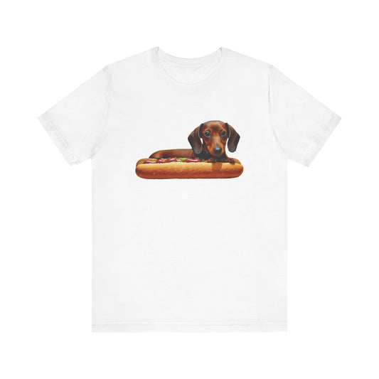 Dachshund Delight Unisex Jersey Short Sleeve Tee