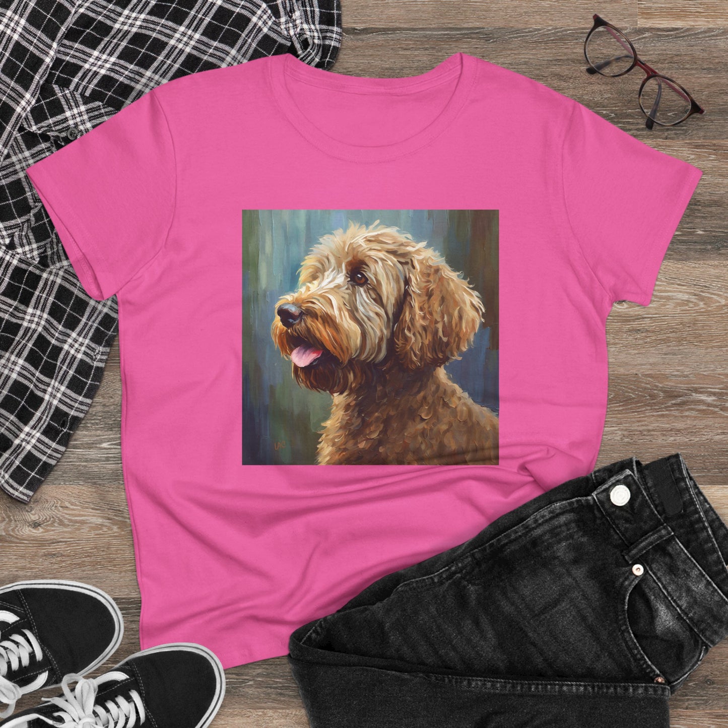 Labradoodle Women's Midweight Cotton Tee