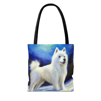 American Eskimo Dog Tote Bag - The Elegant Canine Companion