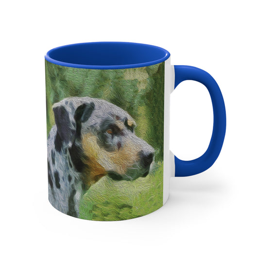 Catahoula 'Clancy' Accent Ceramic Coffee Mug, 11oz