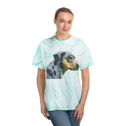 Catahoula 'Clancy' - Unisex Tie-Dye Tee, Cyclone