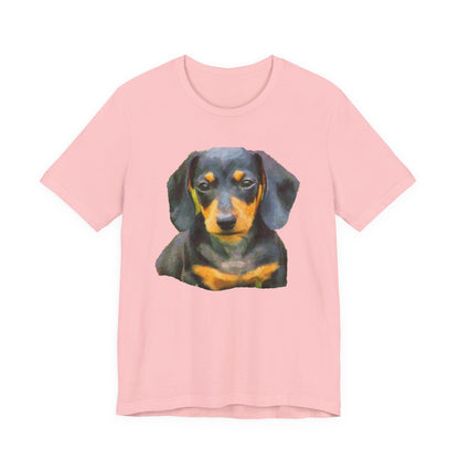 Dachshund 'Doxie #2' Unisex Jersey Short Sleeve Tee