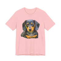 Dachshund 'Doxie #2' Unisex Jersey Short Sleeve Tee