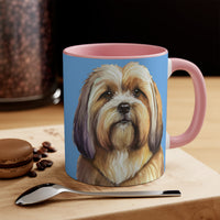 Lhasa Apso Accent Coffee Mug, 11oz