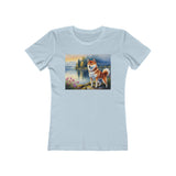 Shiba Inu Women's Slim Fitted Ringspun Cotton Tee
