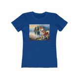 Shiba Inu Women's Slim Fitted Ringspun Cotton Tee