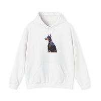 Doberman Pinscher #2 - Unisex 50/50 Hooded Sweatshirt