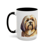 Lhasa Apso Accent Coffee Mug - 2 Sizes