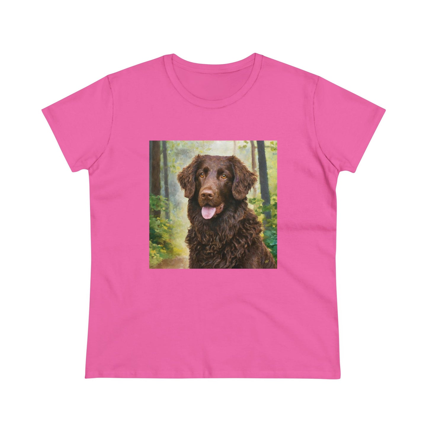 Curly-Coated Retriever Women's Midweight Cotton Tee