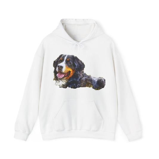 Bernese Mountain Dog Unisex 50/50 Hoodie: Your Comfy Sidekick