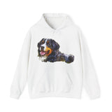 Bernese Mountain Dog Unisex 50/50 Hoodie: Your Comfy Sidekick