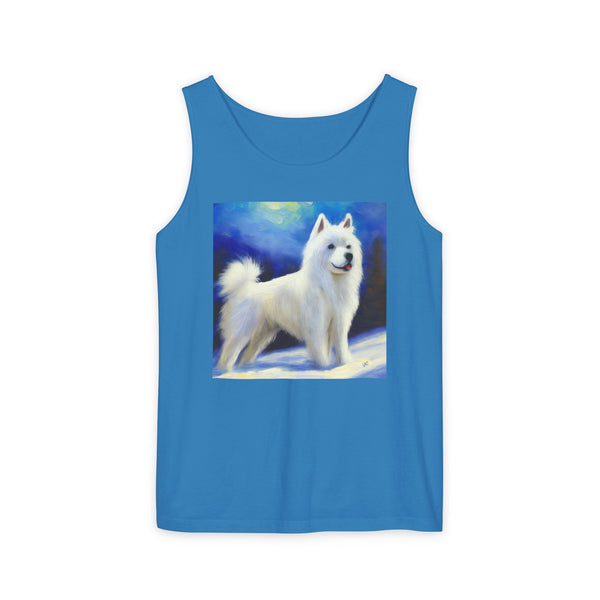 American Eskimo Dog Unisex Relaxed Fit Ringspun Cotton Tank Top