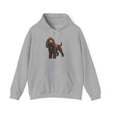Irish Water Spaniel Unisex 50/50 Hooded Sweatshirt