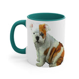 English Bulldog 'Bugsy' Accent Coffee Mug, 11oz