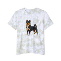 Black & Tan Shiba Inu  -  Unisex Fashion Tie-Dyed T-Shirt