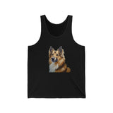 Icelandic Sheepdog Unisex Jersey Tank