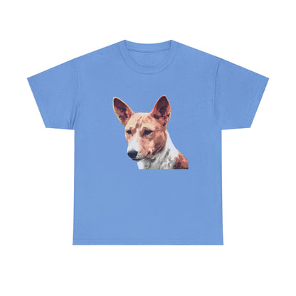Basenji Unisex Heavy Cotton Tee: Yodel into Style!
