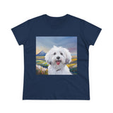 Coton de Tulear Women's Midweight Cotton Tee