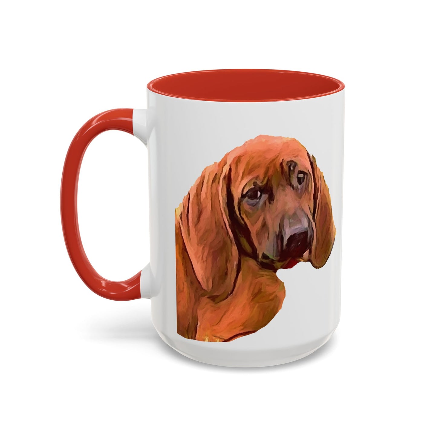 Redbone Coonhound Accent Coffee Mug