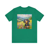 Black & Tan Coonhound Unisex Jersey Short Sleeve Tee