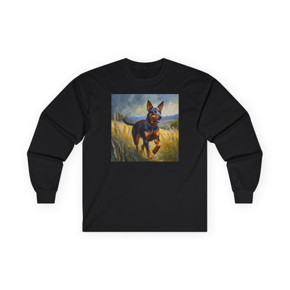 Lancashire Heeler Classic Cotton Long Sleeve Tee