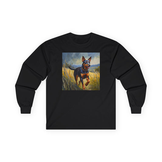 Lancashire Heeler Classic Cotton Long Sleeve Tee