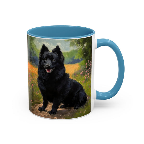 Schipperke  Accent Coffee Mug - 2 sizes  -  Perfect Gift for Dog Lovers