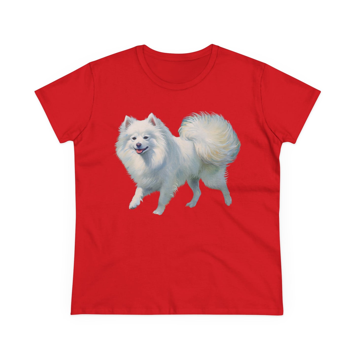 Japanese Spitz Women's Midweight Cotton Tee