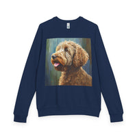 Labradoodle Unisex French Terry Raglan Crewneck