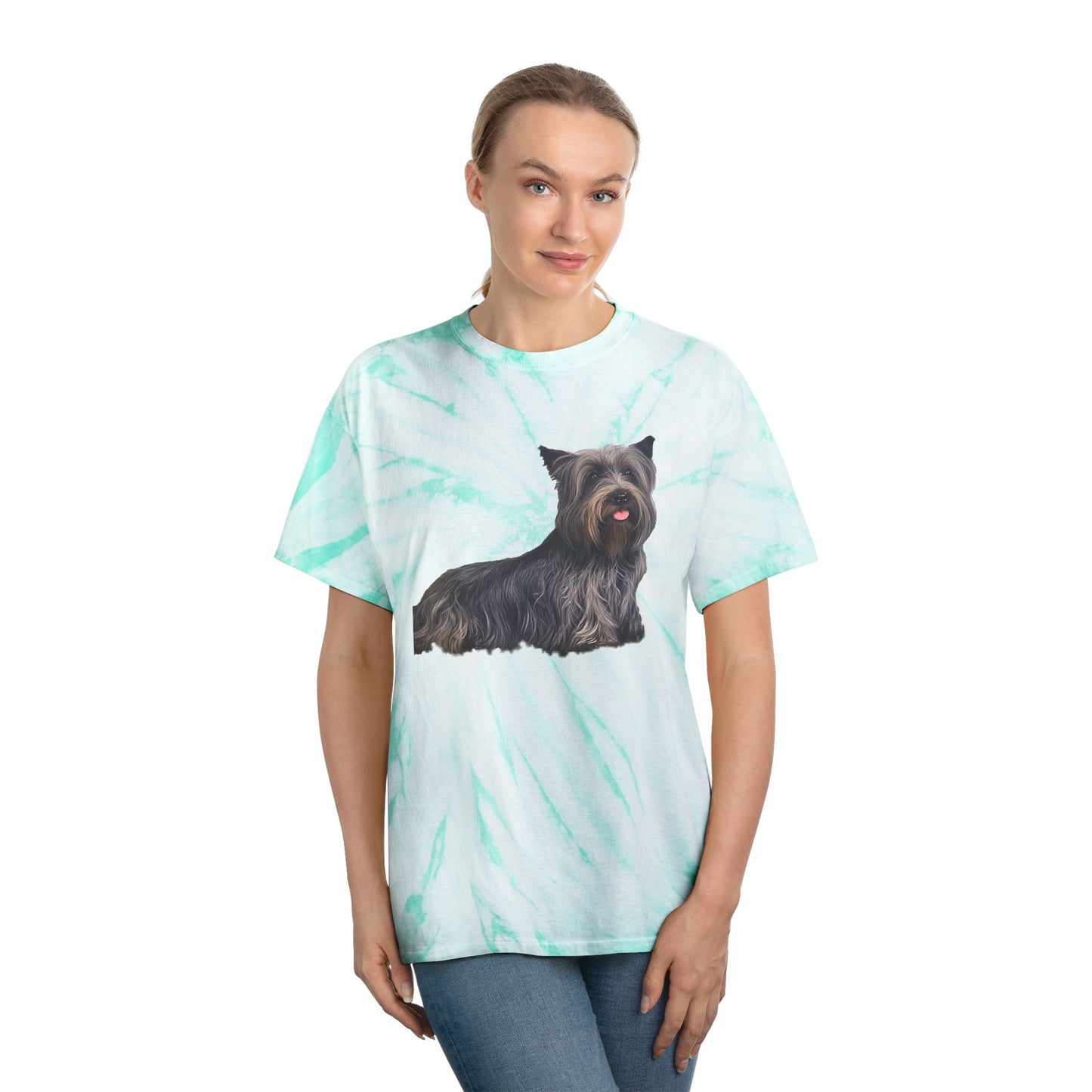 Skye Terrier Tie-Dye Tee, Cyclone