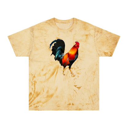 Rooster 'Silas' Unisex Cotton Color Blast T-Shirt