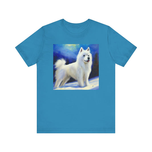 American Eskimo Dog Unisex Jersey Short Sleeve Tee