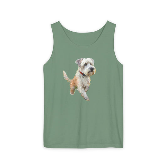 Dandie Dinmont Terrier  -  Unisex Garment-Dyed Tank Top