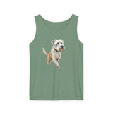 Dandie Terrier  -  Unisex Garment-Dyed Tank Top