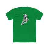 Harlequin Great Dane 'Leonid' Men's Fitted Cotton Crew Tee