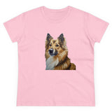 "Icelandic Sheepdog Women's Midweight Cotton Tee"