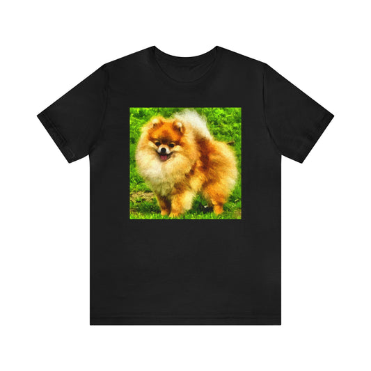 Pomeranian 'Pom Pom' -  Classic Jersey Short Sleeve Tee