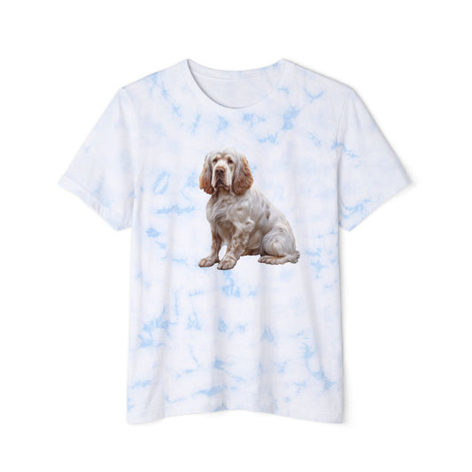 Clumber Spaniel Unisex Fashion Tie-Dyed T-Shirt