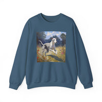 Whippet  --  Unisex 50/50 Crewneck Sweatshirt