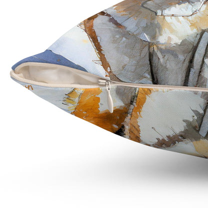 Chinook Spun Polyester Square Throw Pillow