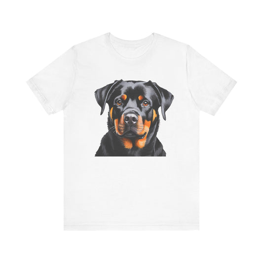 Rottweiler 'Bruno'. Unisex Jersey Short Sleeve Tee