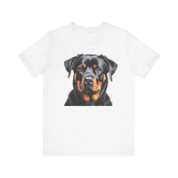 Rottweiler 'Bruno'. Unisex Jersey Short Sleeve Tee